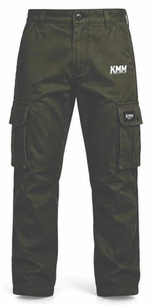 Olive green KMM cargo trousers